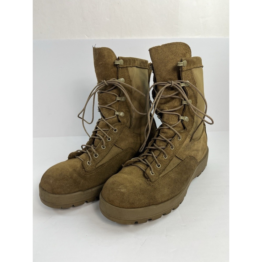 McRae Combat Boots Men's Size 11.5 R Brown Goretex 8430-01-632-6369 FLIGHT